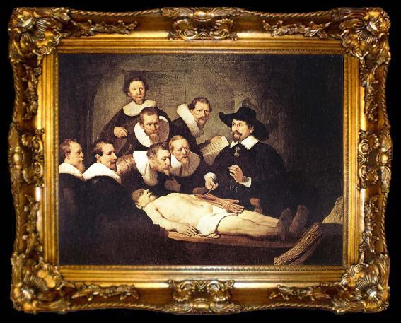 framed  REMBRANDT Harmenszoon van Rijn The Anatomy Lesson of Dr.Nicolaes Tulp, ta009-2